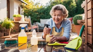 Astuce grand-mère nettoyer terrasse