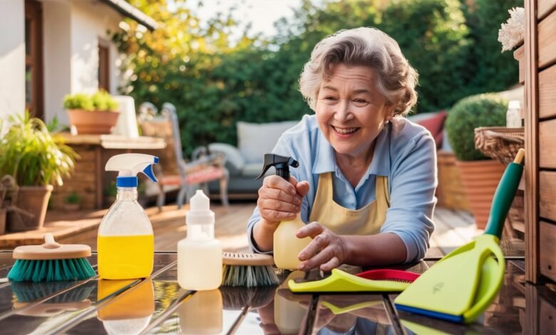 Astuce grand-mère nettoyer terrasse