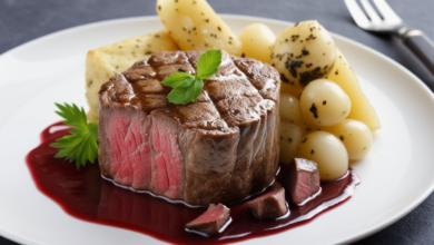 filet mignon mariné