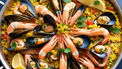 Paella aux Fruits de Mer