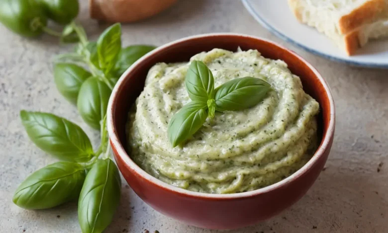 pesto de fanes de radis