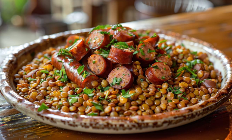 Lentilles aux Saucisses