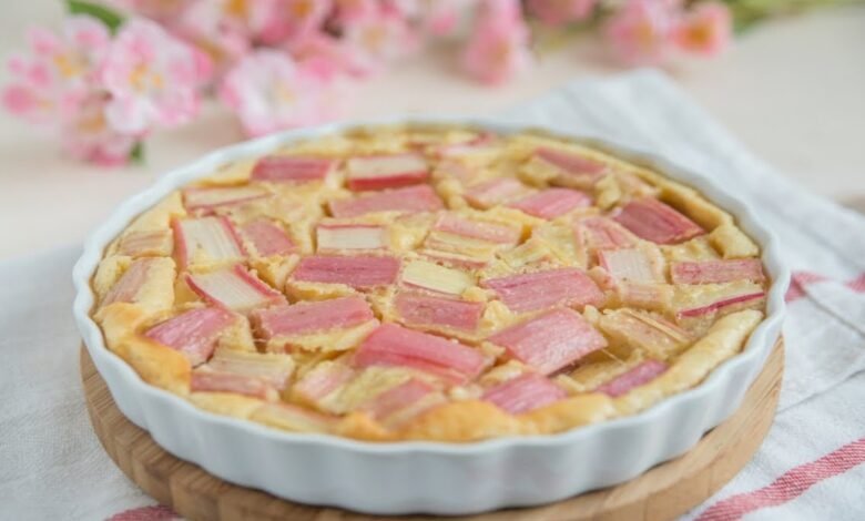 Tarte à la Rhubarb